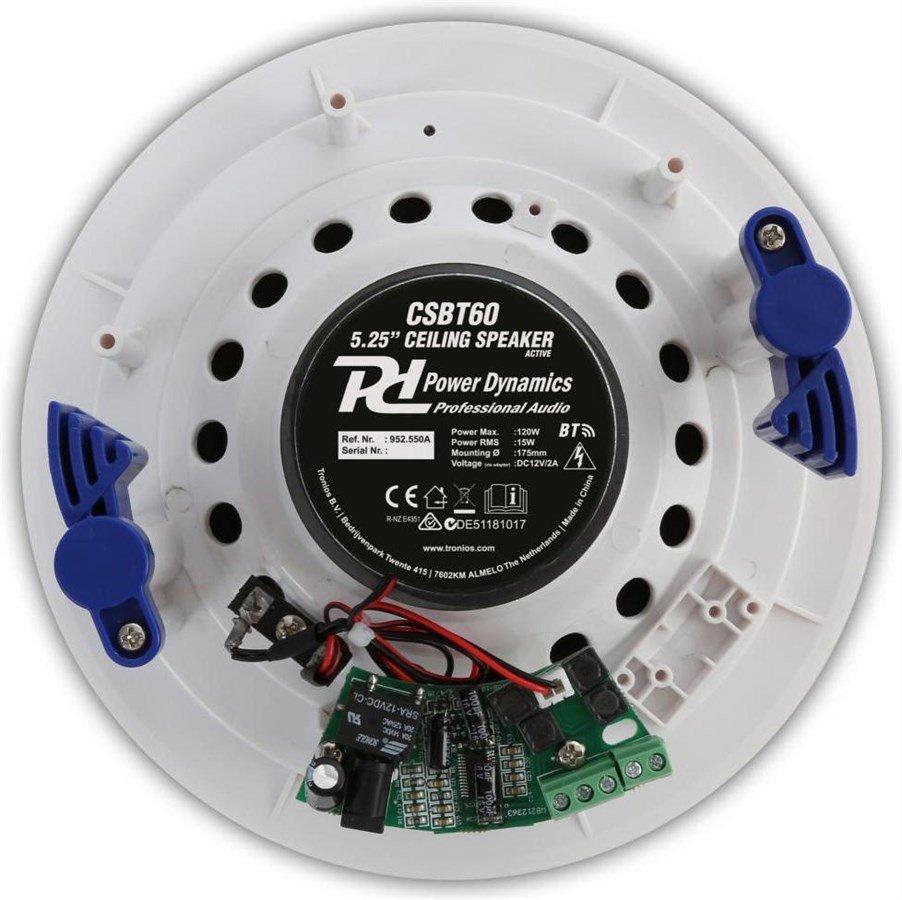 Skytec  Skytec Power Dynamics CSBT60 Blanc Sans fil 15 W 