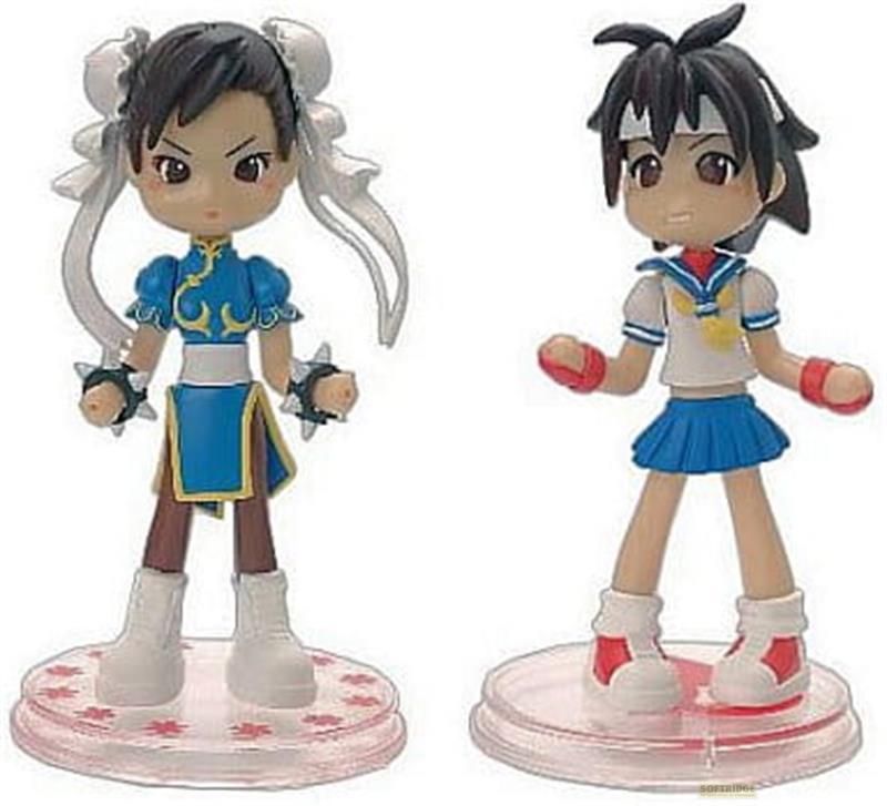 Medicom  Statische Figur - Street Fighter - Chun-Li VS Sakura 