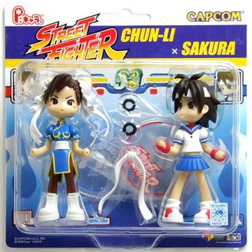 Statische Figur - Street Fighter - Chun-Li VS Sakura