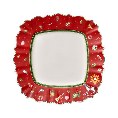 Villeroy&Boch Piatto piano quadrato, rosso Toy's Delight  