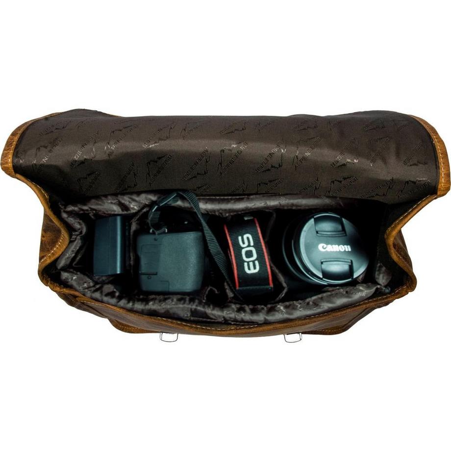 Alpenleder  Sac à caméra Reporter en cuir des Alpes 