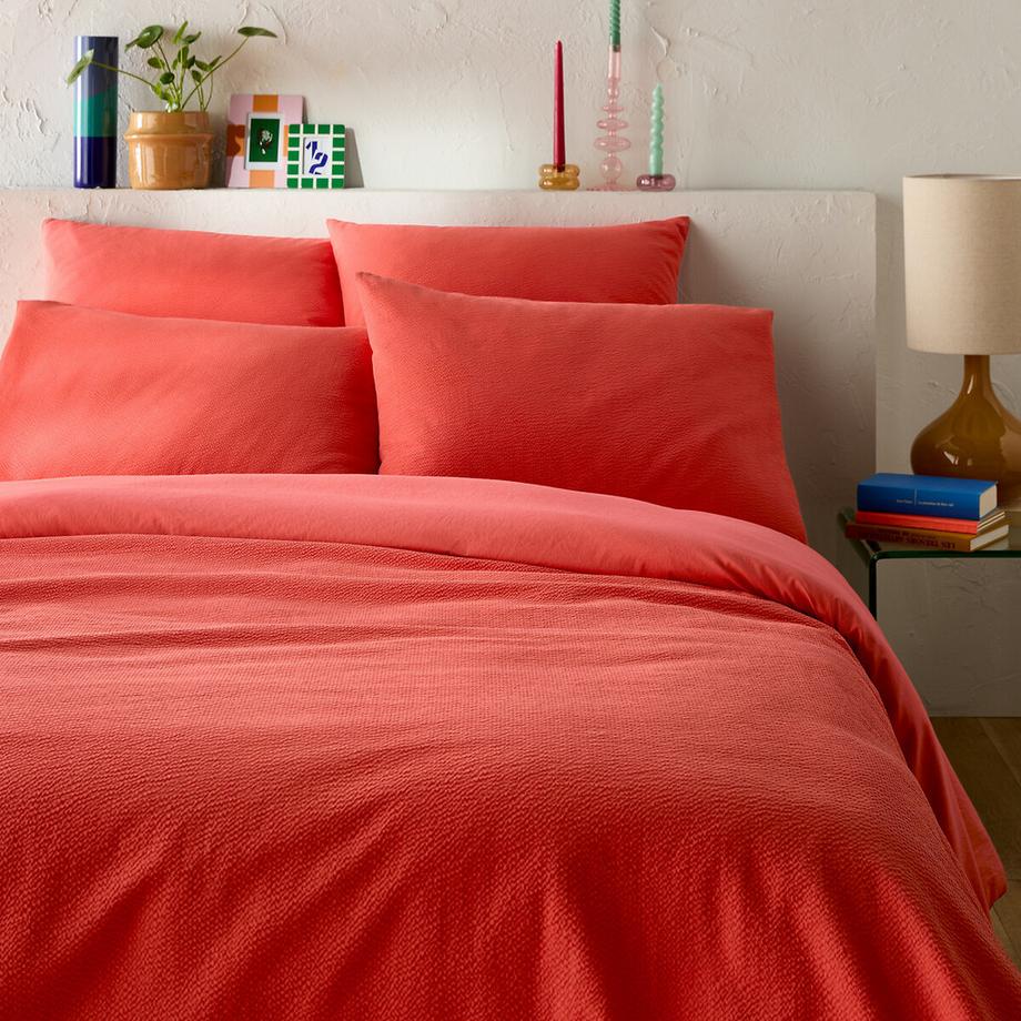 La Redoute Intérieurs Seersucker Coton Coton Lavé Housse de Couette  