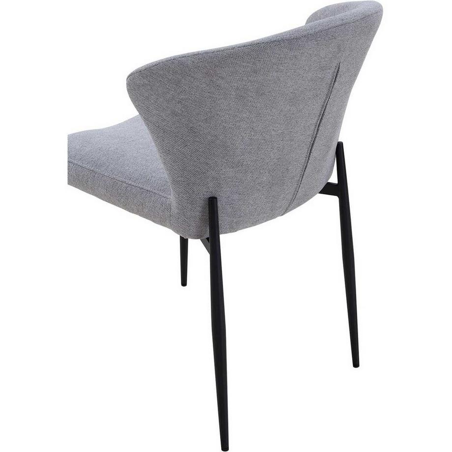 mutoni Sedia da pranzo Frustix grigio (set di 2)  