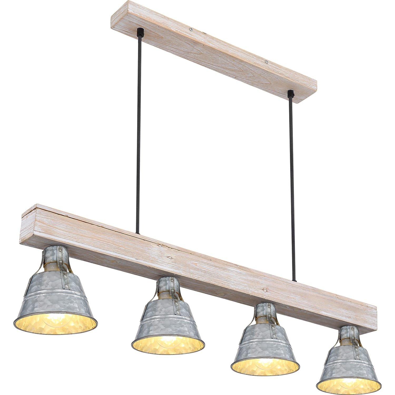 Image of Hängeleuchte Günther I Metall antik 4xE27 Hängeleuchte Günther I Metall antik 4xE27