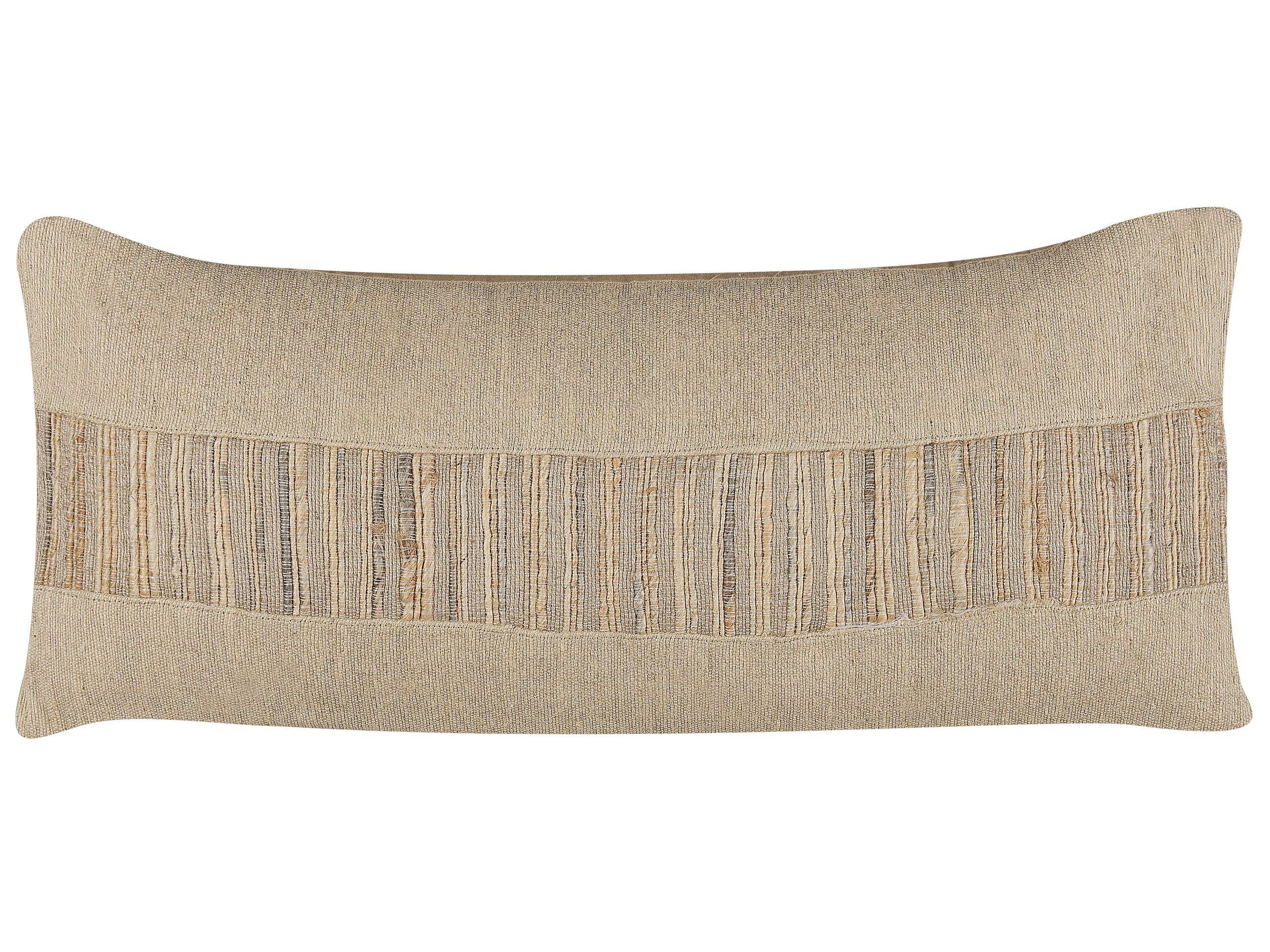 Beliani Coussin en Jute Boho LUINA  