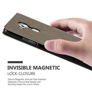 Cadorabo  Housse compatible avec Huawei MATE 8 - Coque de protection avec fermeture magnétique, fonction de support et 2 fenêtres de visualisation 