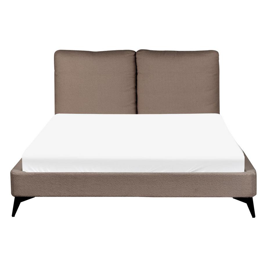 Beliani Letto en Bouclé Scandinavo MELLE  