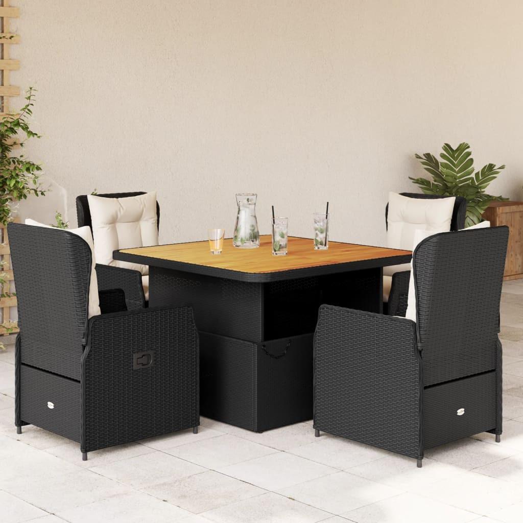 VidaXL set da pranzo da giardino Polirattan  