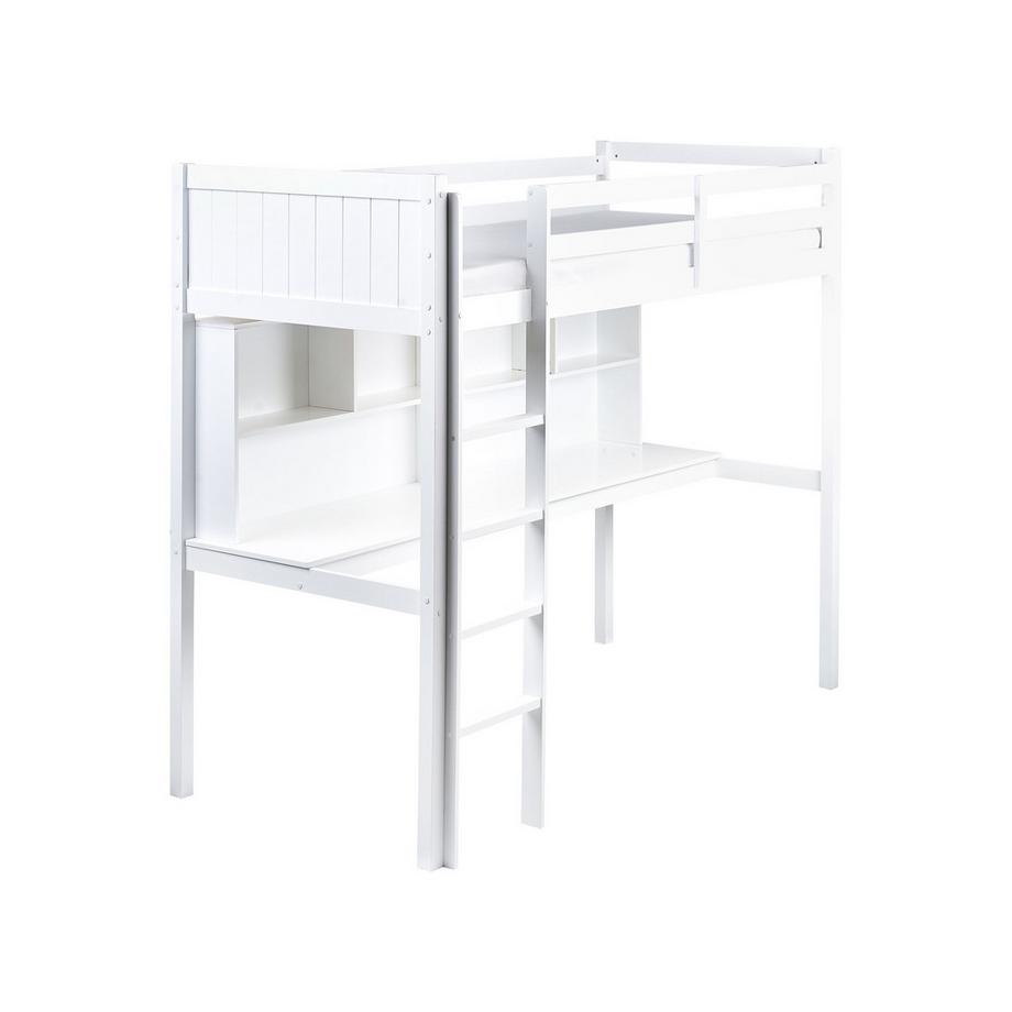 Letto matrimoniale alto con scrivania en Legno di pino  FOUCAMONT