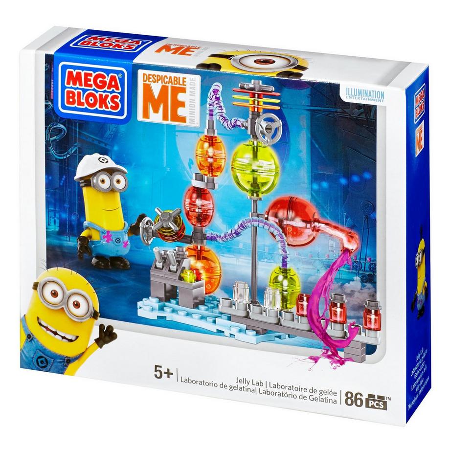 MEGA BLOKS  Minions Mega Bloks 86-Piece Construction Set, Despicable Jelly Lab 