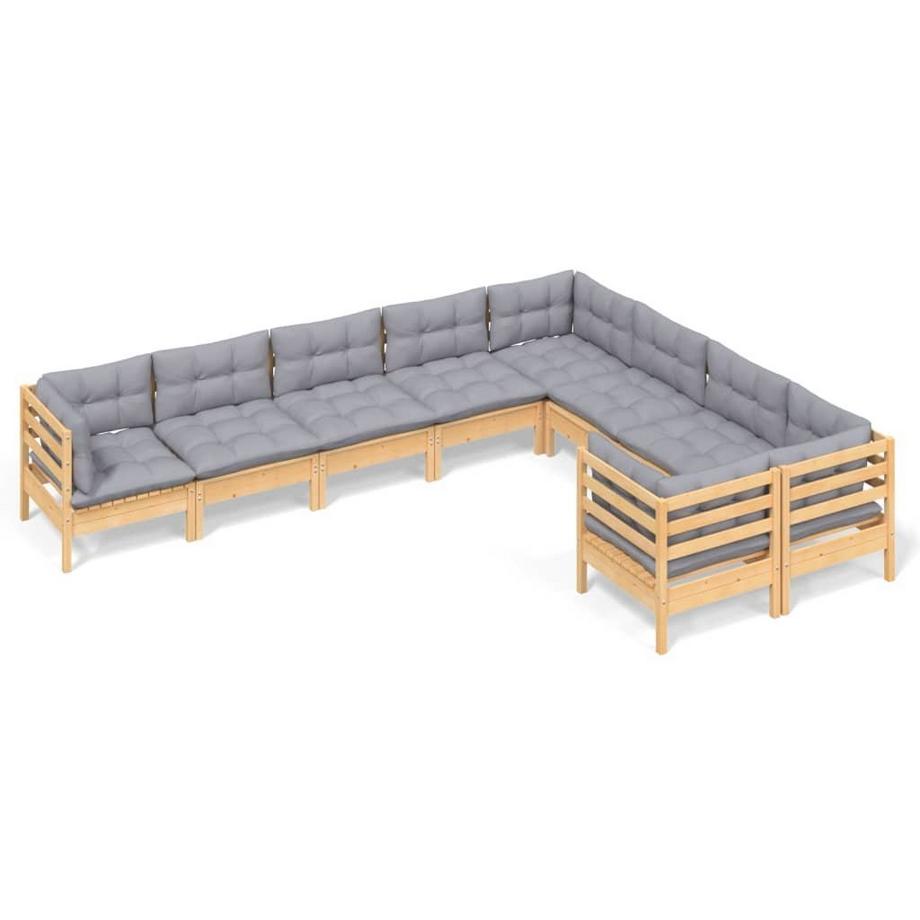 set salotto da giardino Legno di pino