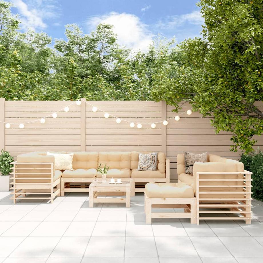 VidaXL Garten lounge set holz  