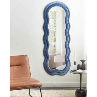 Beliani Miroir en Velours Moderne LACS  