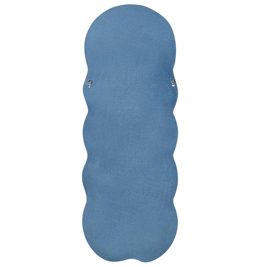 Beliani Wandspiegel aus Samtstoff Retro LACS  