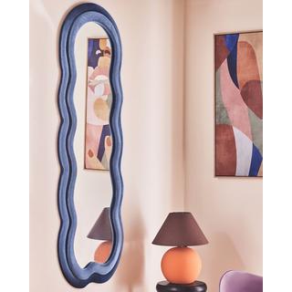 Beliani Miroir en Velours Moderne LACS  