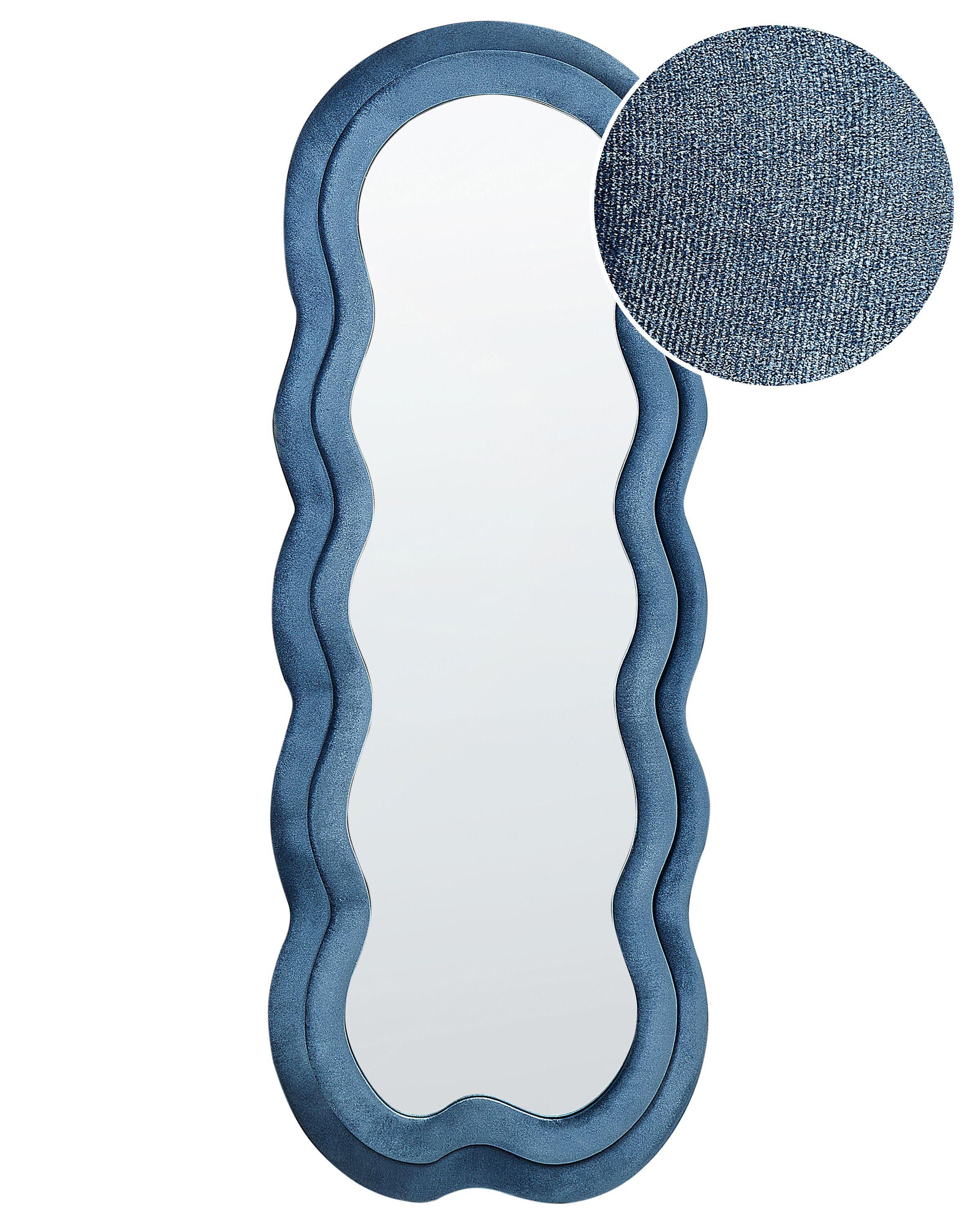 Beliani Miroir en Velours Moderne LACS  