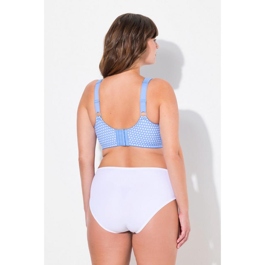 Ulla Popken Soutien-gorge de maintien à pois sans armatures  