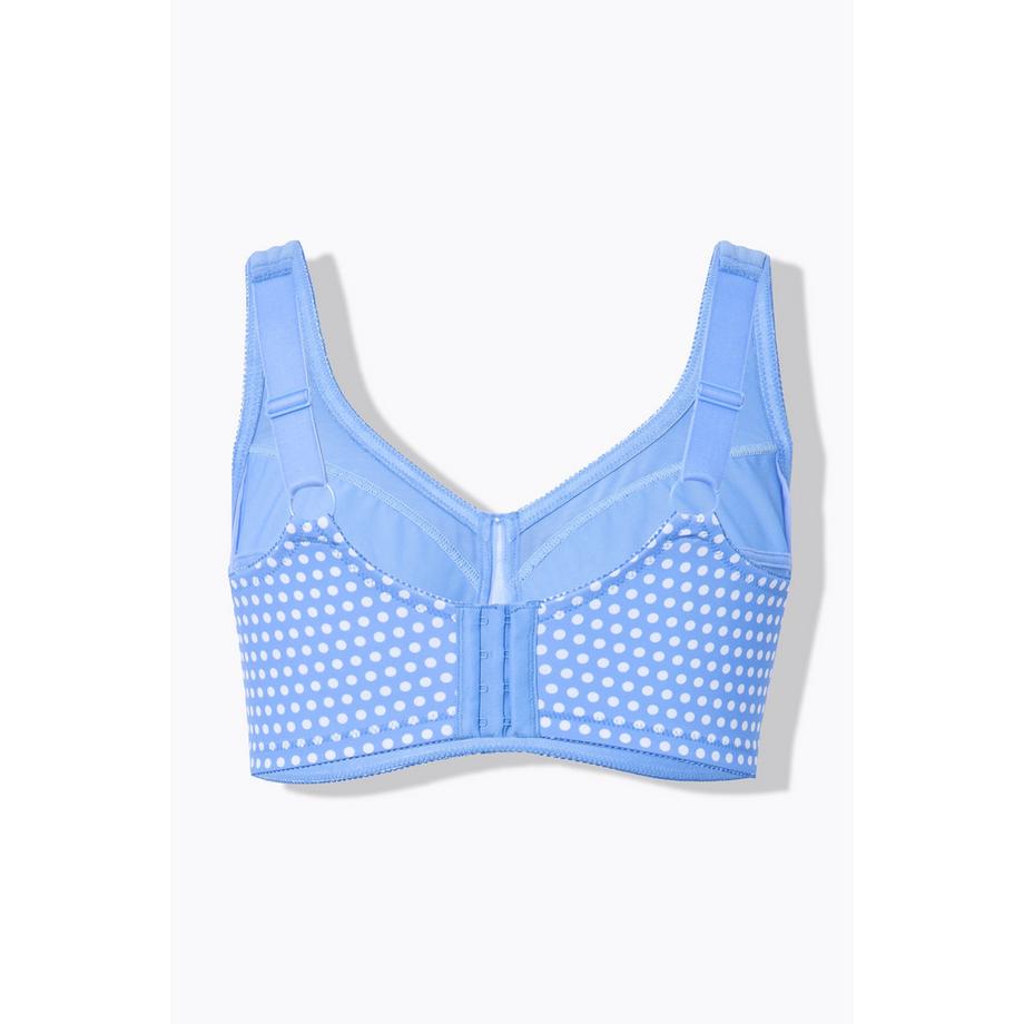 Ulla Popken Soutien-gorge de maintien à pois sans armatures  