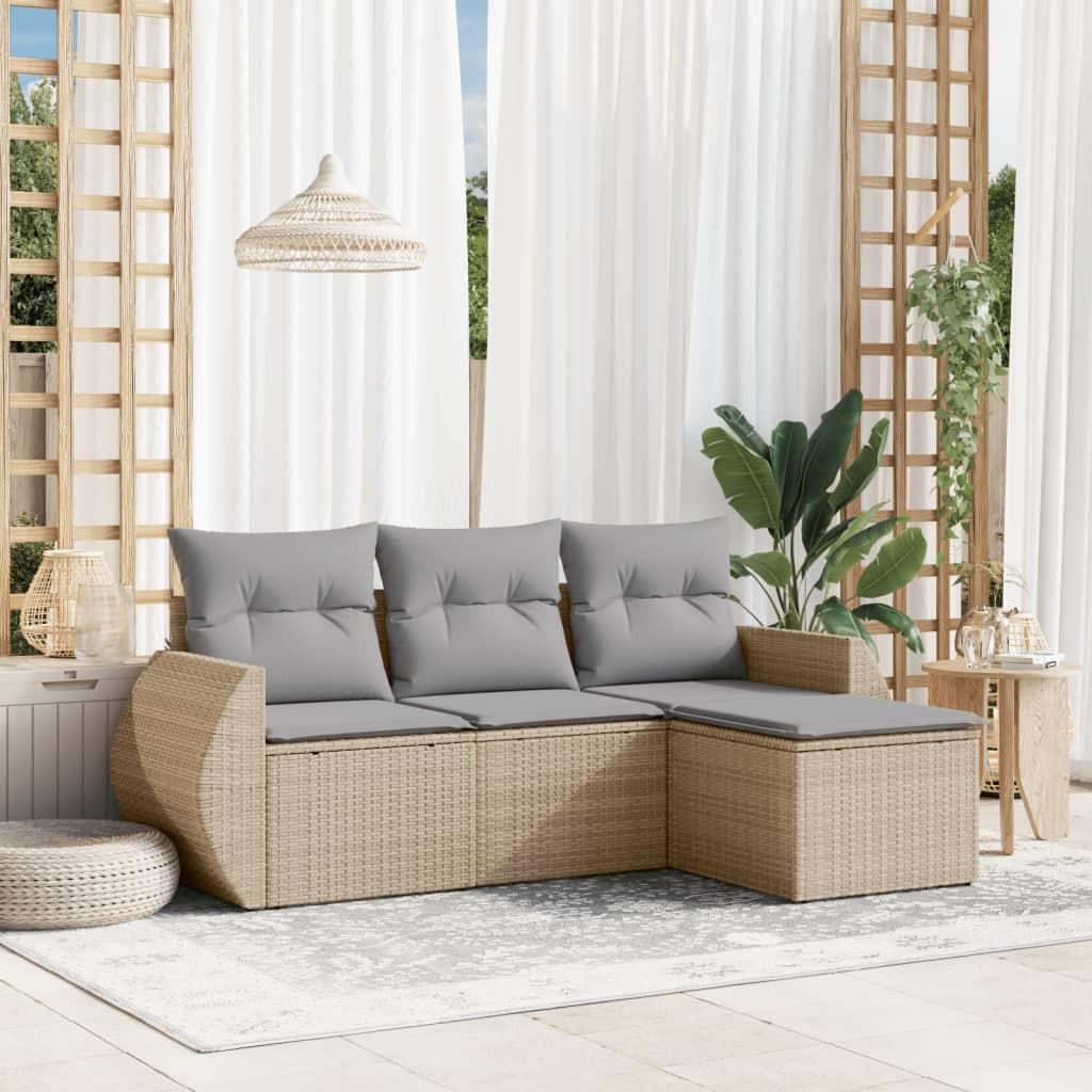 VidaXL Garten sofagarnitur poly-rattan  