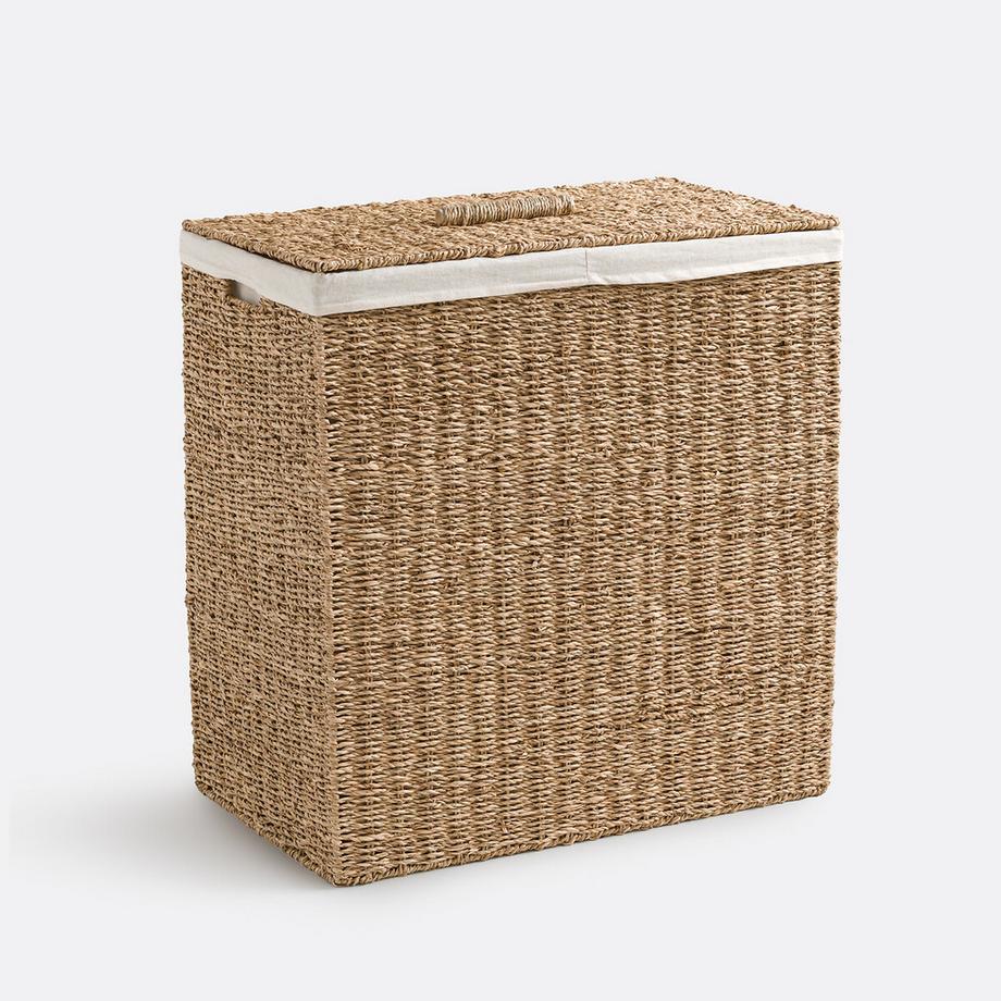 Wäschekorb mit zwei Fächern