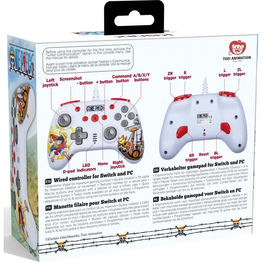 KONIX  Switch One Piece Gamepad Weiss 