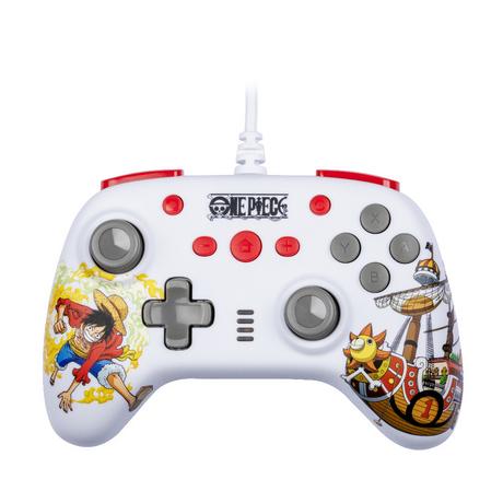 KONIX  One Piece Multicolore, Bianco USB Gamepad Nintendo Switch, PC 