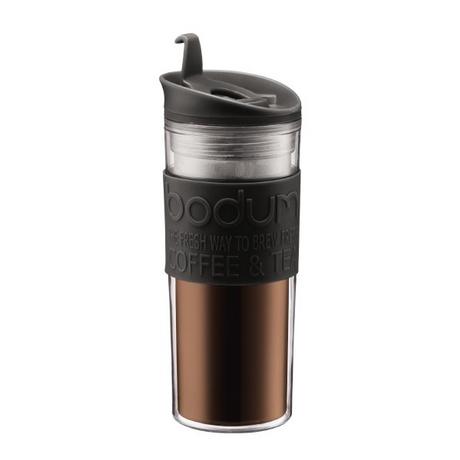 bodum Mug de voyage isotherme en plastique TRAVEL MUG 0.45 L Noir  