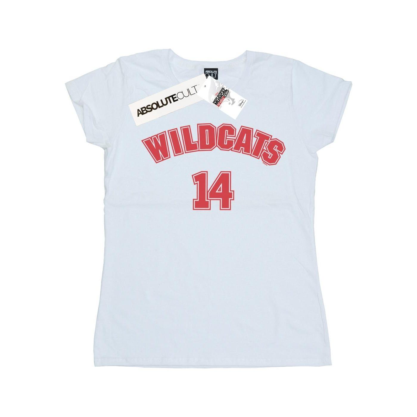 Image of High School Musical The Musical Wildcats 14 Tshirt Damen Weiss S