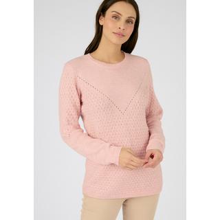 Damart  Pull maille ajourée et point fantaisie Thermolactyl 