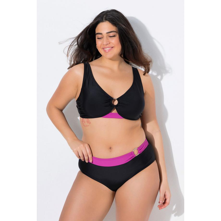 Ulla Popken Bikini Anello Decorativo Coppe Morbide Spalline Regolabili  