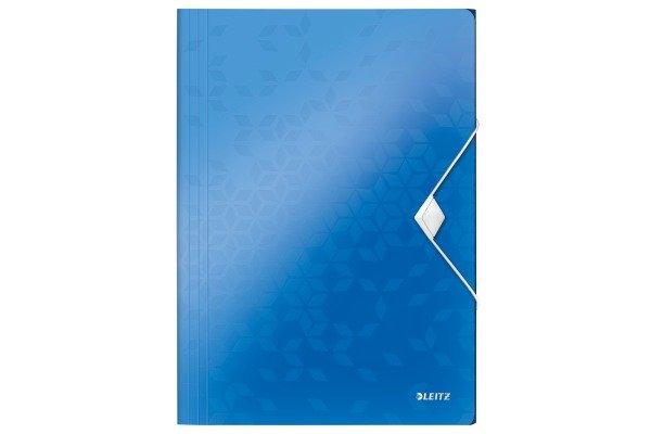 Image of LEITZ Sammelmappe WOW A4 45990036 blau für 150 Blatt LEITZ Sammelmappe WOW A4 45990036 blau für 150 Blatt