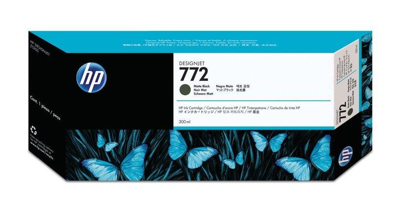 Hewlett-Packard  HP Tintenpatrone 772 matte black CN635A DesignJet Z5200 300ml 