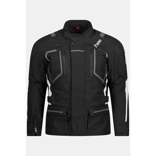 JP1880  Veste de moto, protections souples et empiècements réfléchissants 