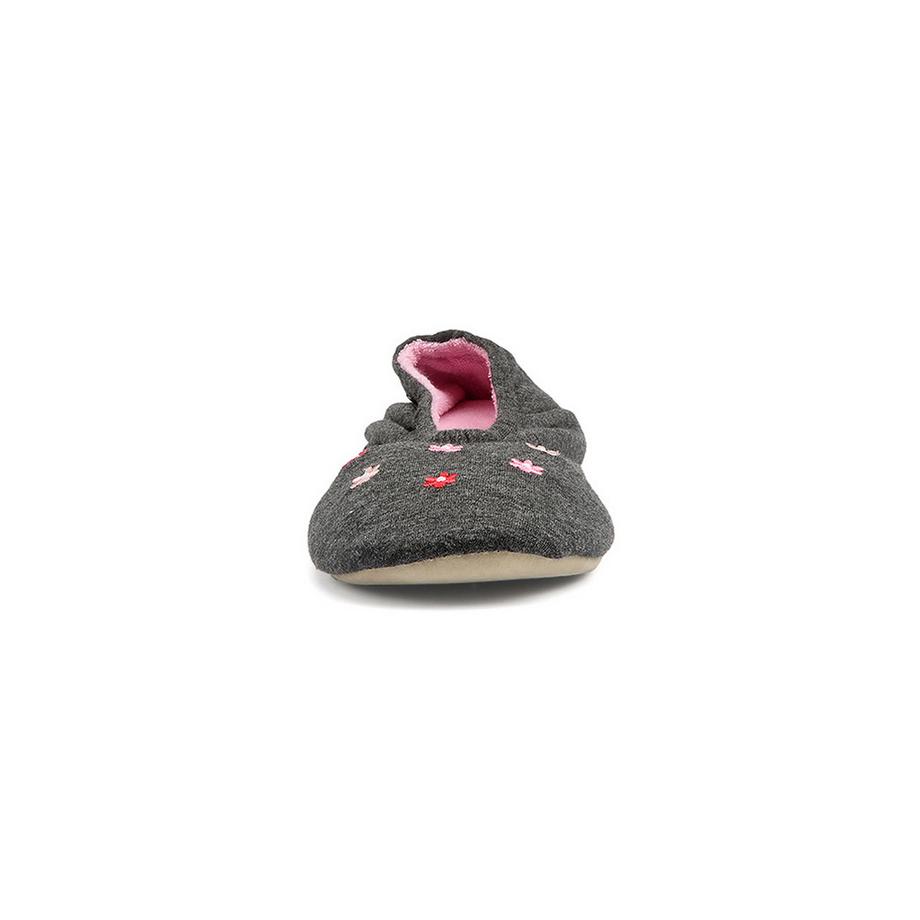 isotoner Pantoufles Ballerines avec Broderie Florale  