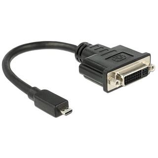 DeLock  DeLOCK 65563 câble vidéo et adaptateur 0,2 m DVI-D Micro-HDMI Noir 