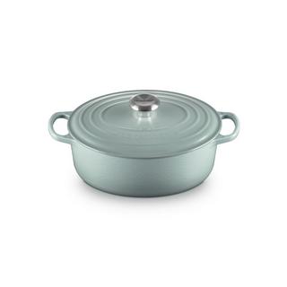 LE CREUSET Signature Bräter Oval  27 cm Sea Salt  