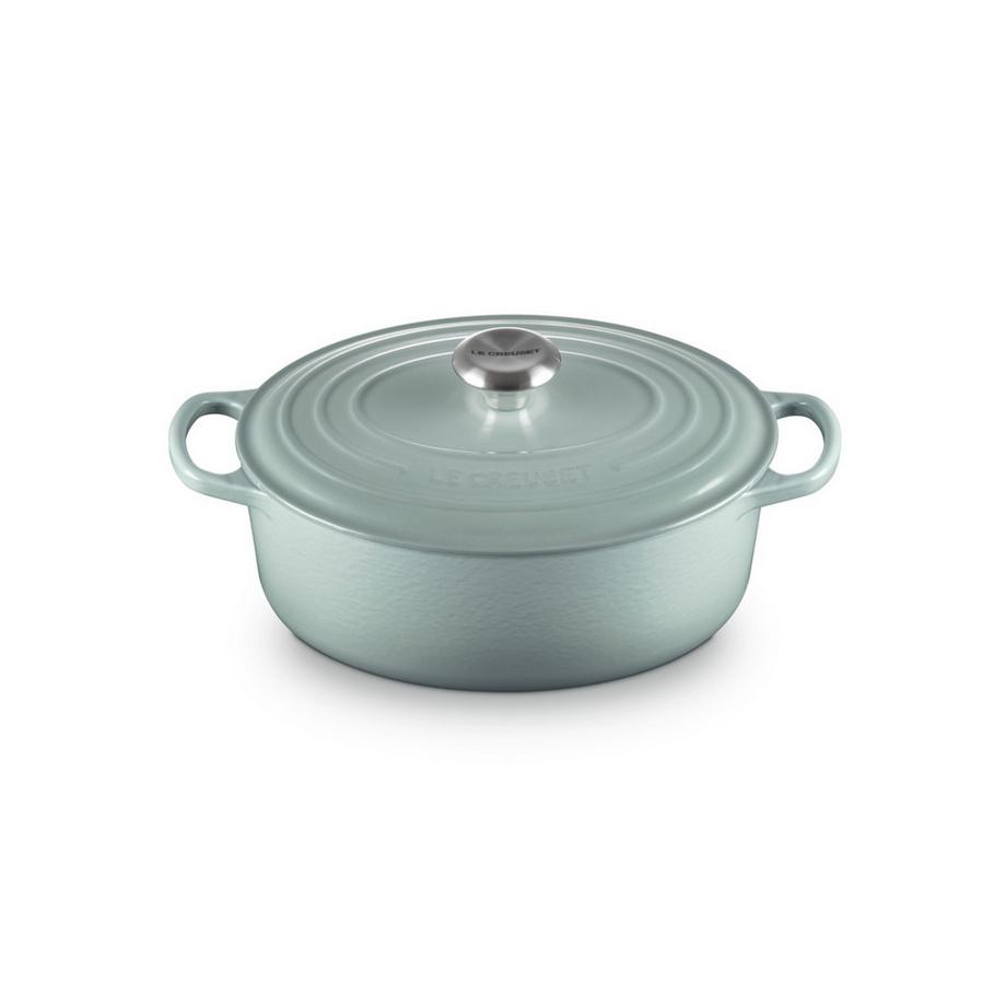 LE CREUSET Signature Bräter Oval  27 cm Sea Salt  