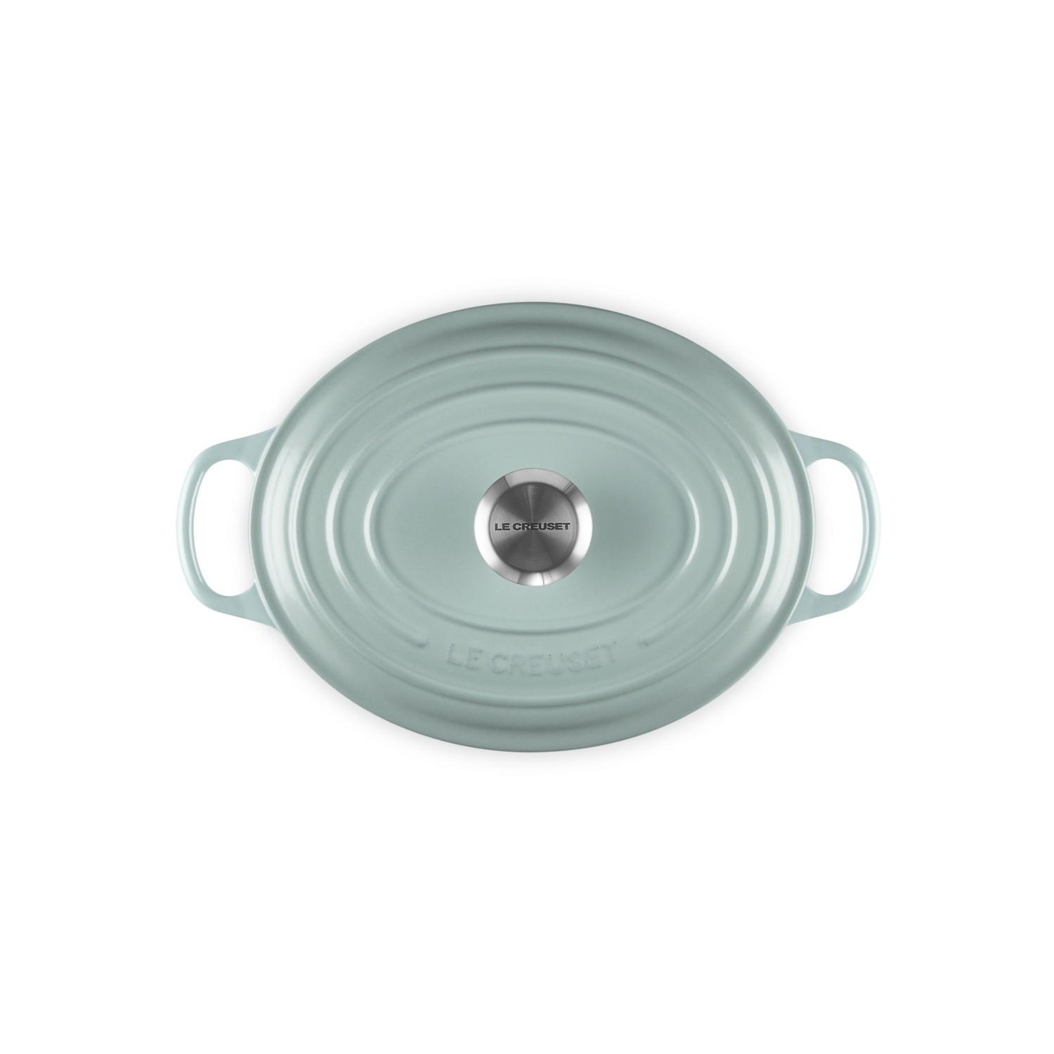 LE CREUSET Signature Bräter Oval  27 cm Sea Salt  