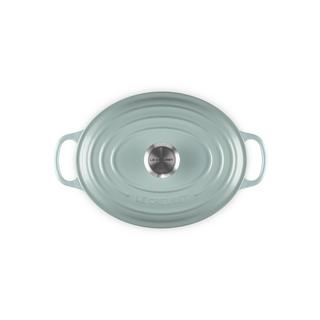 LE CREUSET Signature Bräter Oval  27 cm Sea Salt  