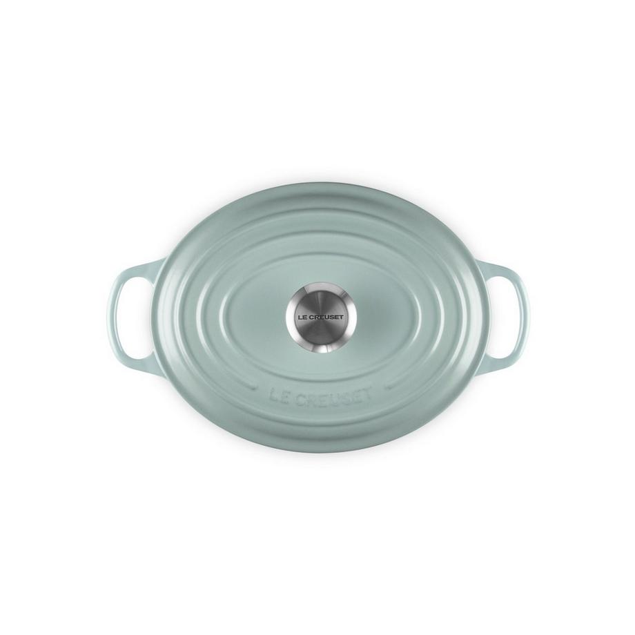 LE CREUSET Signature Bräter Oval  27 cm Sea Salt  