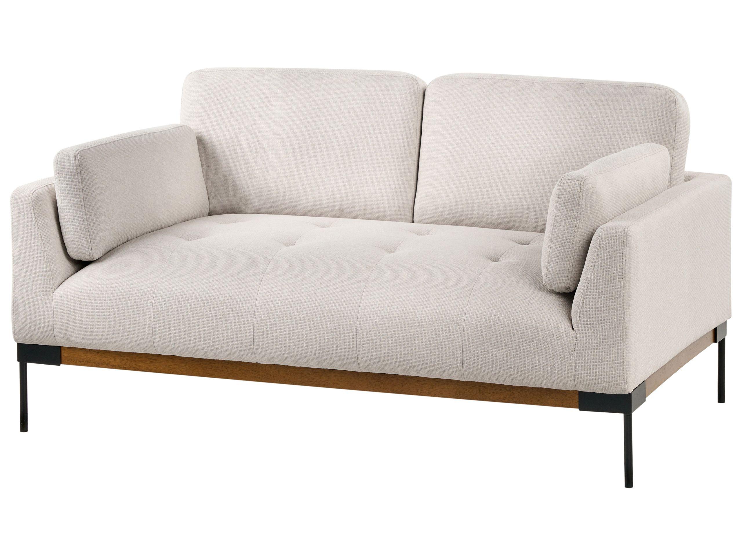 Beliani 2 Sitzer Sofa aus Polyester Modern SKAVEN  