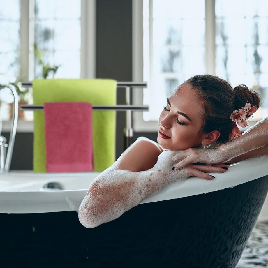 Northix Portasciugamani da terra con 2 barre  