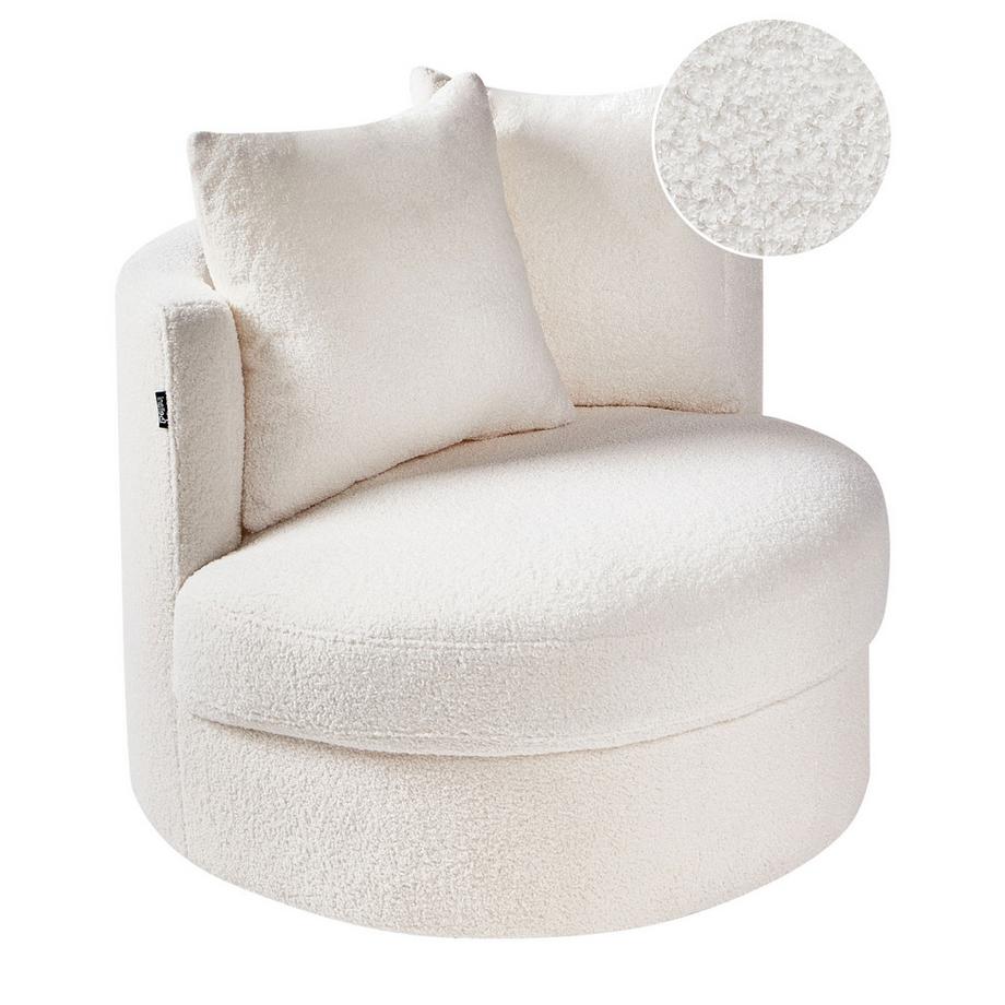 Drehsessel aus Bouclé Minimalistisch DALBY