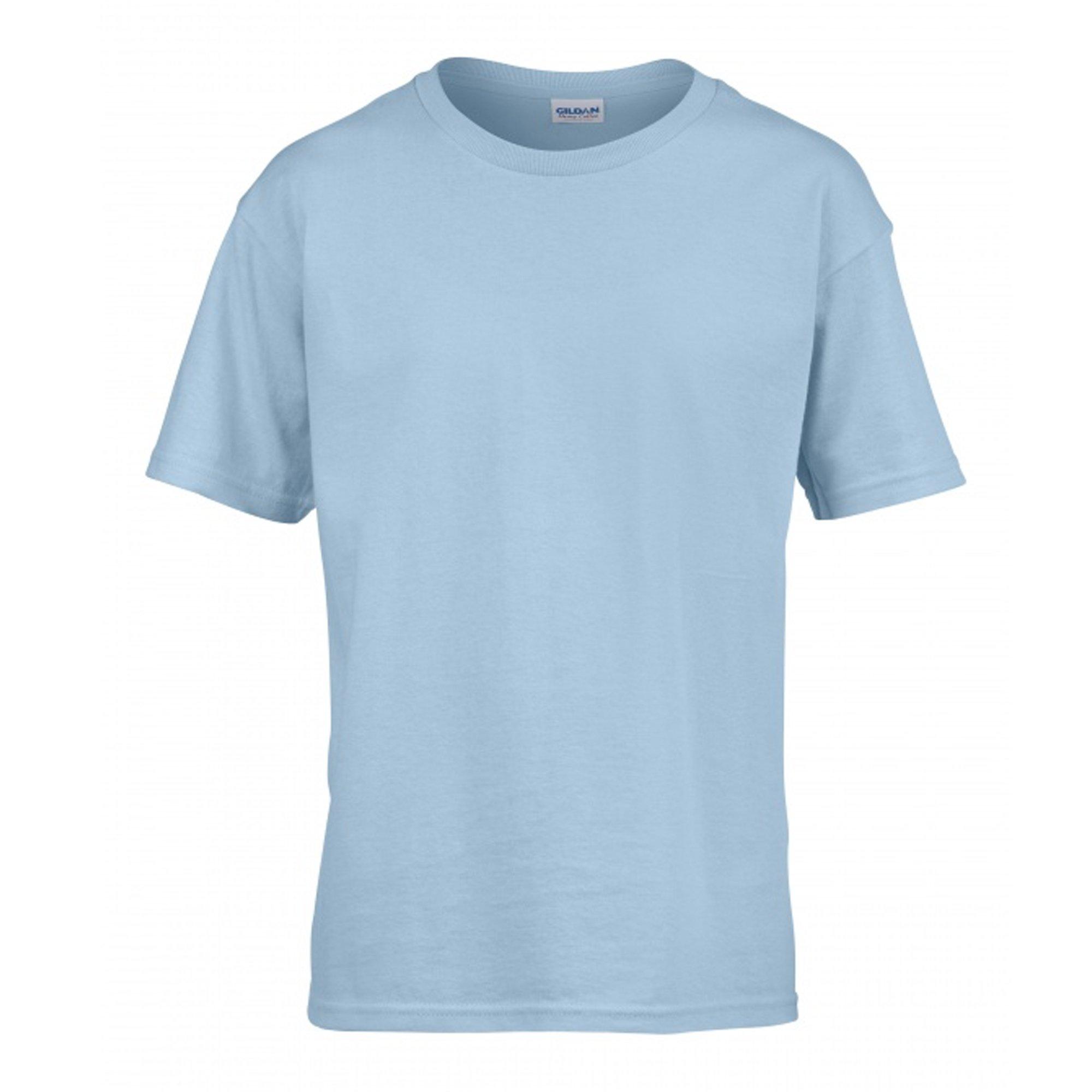 Image of Softstyle Tshirt Herren Blau S
