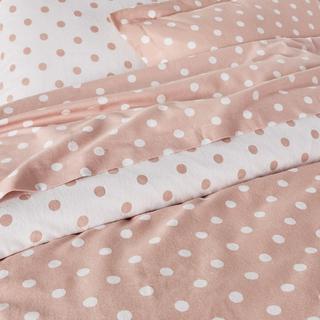 La Redoute Intérieurs Housse de couette flanelle imprimée pois  