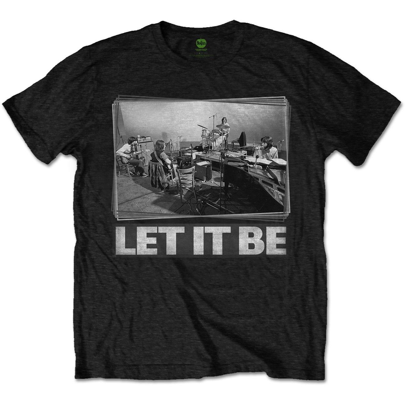 Image of Let It Be Studio Tshirt Damen Schwarz M