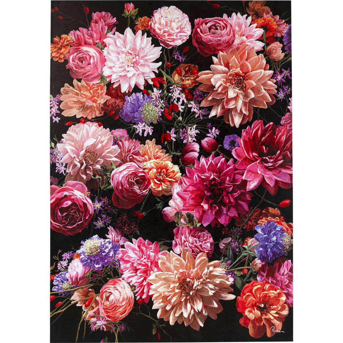 KARE Design Tableau Touched Flower Bouquet 200x140cm  