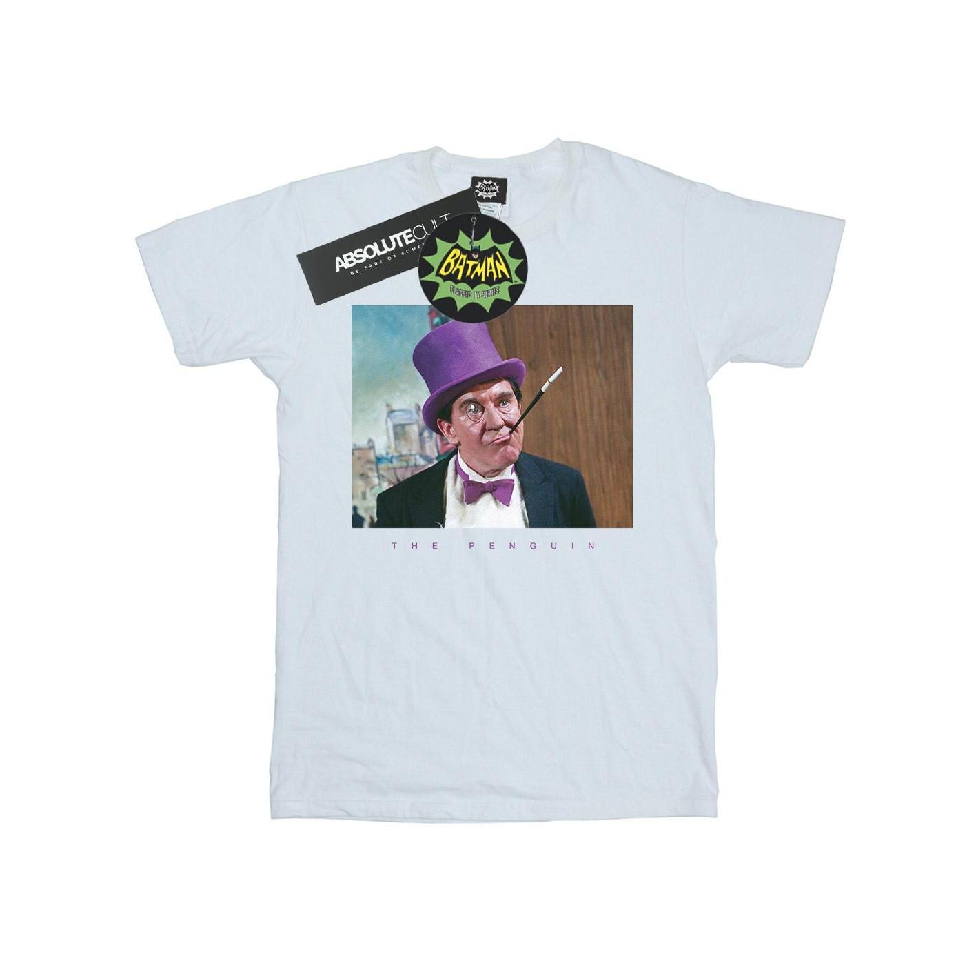 Image of Batman Tv Series The Penguin Photograph Tshirt Jungen Weiss 128