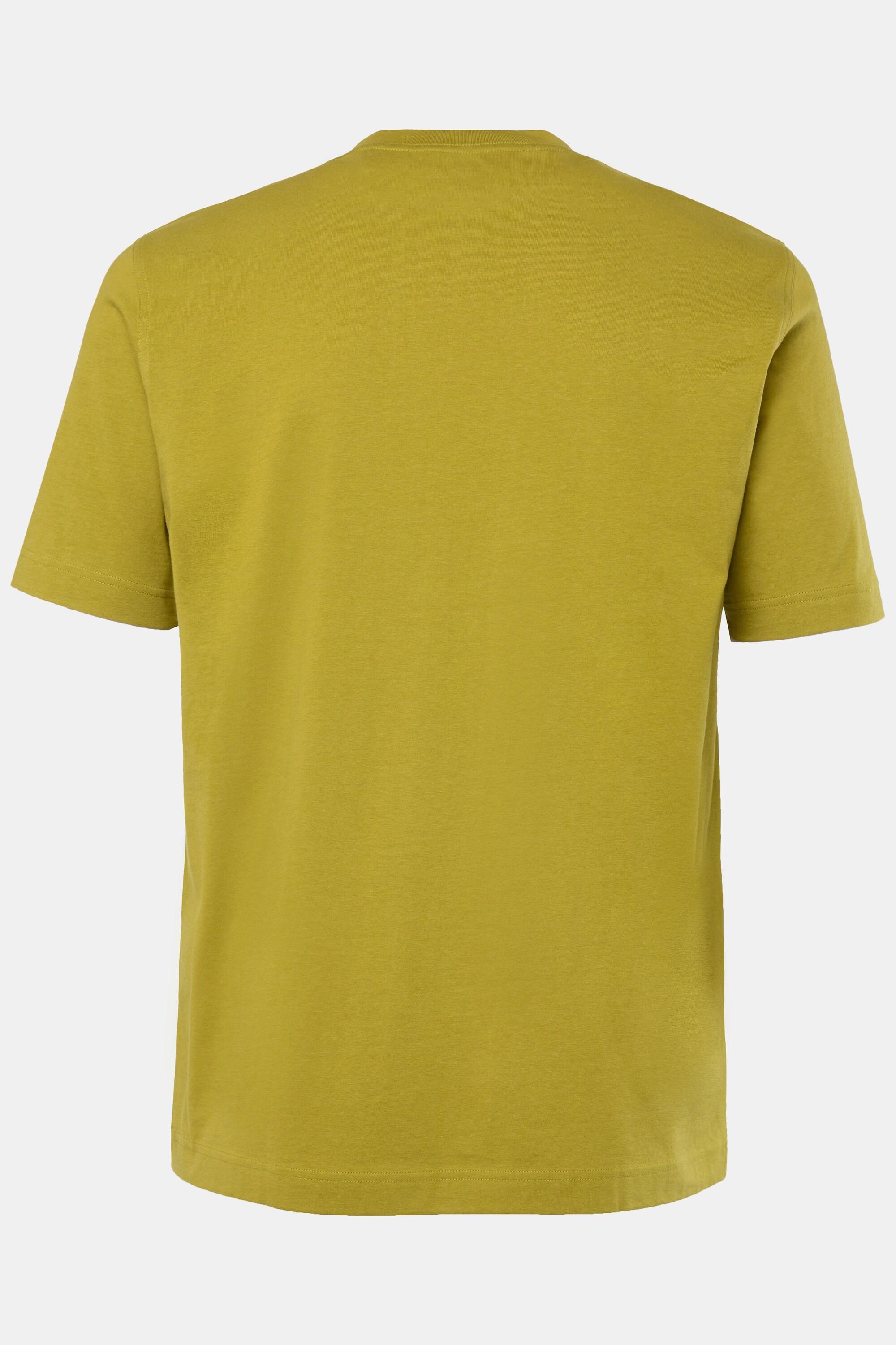 JP1880  T-shirt basic di cotone pettinato con scollo a girocollo, disponibile fino alla taglia 8XL 