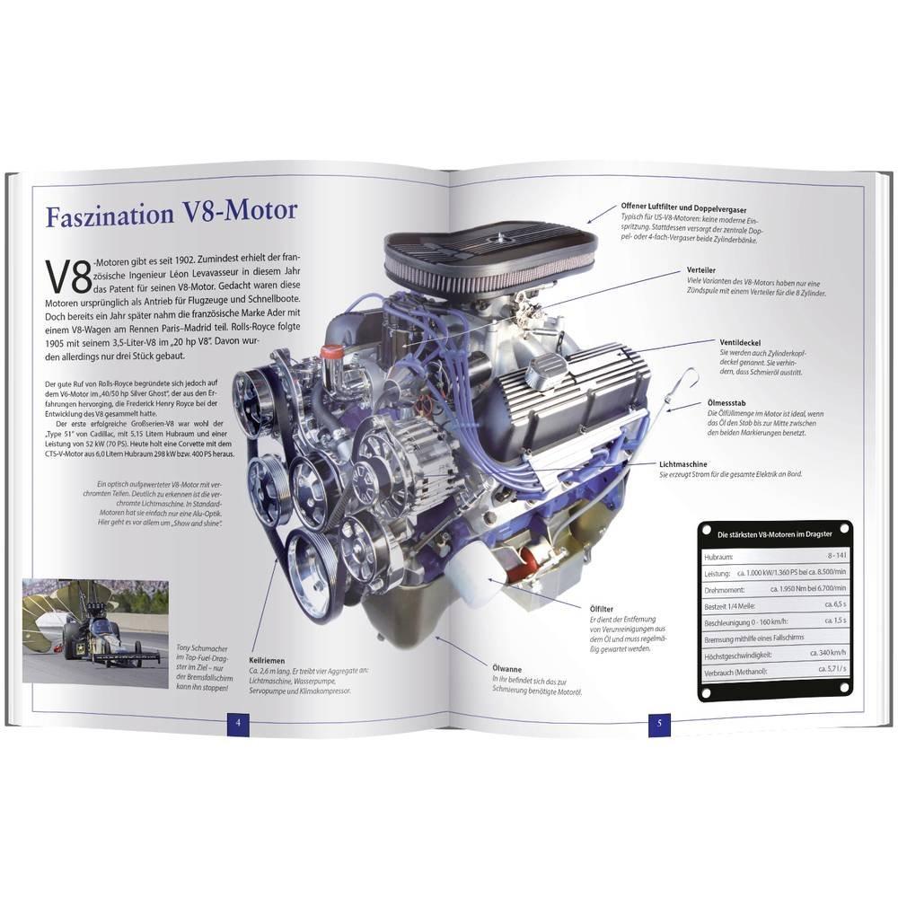 FRANZIS  Motor-Bausatz Der grosse Technikbausatz V8-Motor 